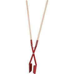 Ручной экскаватор Galaflor (сталь) с деревянной рукояткой (95 см) - Общая длина 152 см, вес: 5,6 кг - Подъемник для грунта, лопата для грунта, лопата для