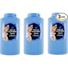 3x Felce Azzurra (Paglieri) Classic Talcum Powder 500g