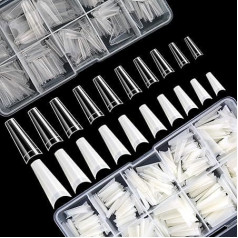 Наконечники для ногтей French, FEBSNOW Набор из 1000 наконечников для ногтей 