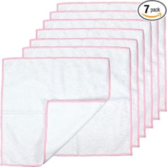 Pastaclean® Косметические салфетки антибактериальные (упаковка из 7) Салфетки для макияжа многоразовые из высококачественной микрофибры для с