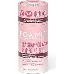 Сухой шампунь Foamie Berry Fresh, для жирных и всех типов волос, мгновенная свежесть и объем, веганский, 0% пластика, без остатка, женский, 40 г