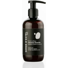 Гель для волос для укладки вьющихся волос 200 мл Гель с алоэ вера для дисциплины и контроля за локонами Уход с 99,5% натуральности Не тестирует