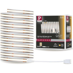 Paulmann 71046 Светодиодная лента MaxLED 500 Full-Line COB Complete Set 3 м 19 Вт 1500 лм 480LEDs/м 2700K 36VA Dimmable Silver Plastic