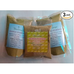 Яуванья Комбо 2 x 100 г порошка индиго + 100 г порошка хны