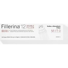 Fillerina 12 Double Filler Mito Gel Тонизирующий и укрепляющий эффект шеи и декольте 30 мл (3 класс)