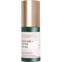 Гель для кожи вокруг глаз Biossance Squalane + Peptide. Уменьшает темные круги и отечность, улучшает тонкие линии и увлажняет благодаря ниацинамиду и пе