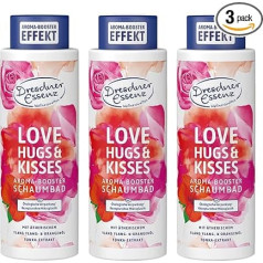 Dresdner Essenz Love, Hugs and Kisses Bubble Bath 3 x 500 мл веганская добавка для ванны упаковка из 3