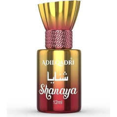 AdilQadri Shanaya Luxury Attar Perfume - унисекс, 100% без спирта, долгоиграющий аромат, 0,4 унции