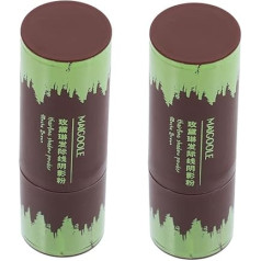 PLAFOPE Pack of 2 Repair Sculpting Contour Powder for Hair Hairline Shadow Powder Hair Shading Sponge Pen Waterproof Hairline Powder Hair Root