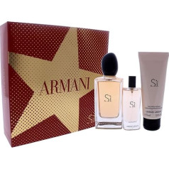 Giorgio Armani Si Set 100 мл Eau de Parfum + 15 мл Eau de Parfum + 75 мл Body Lotion