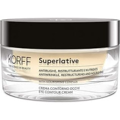 Korff Superlative Eye Cream Anti-Wrinkle Formula Регенерирующий и питательный крем с питательным комплексом против усталости для подтянутой и яркой кожи 15 мл
