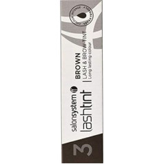 Salon System Lashtint коричневая краска для ресниц и бровей 15 мл 0227213