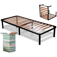 ‎Evergreenweb Materassi & Beds Комплект кровати Evergreenweb - реечный каркас и матрас 20 см + бесплатная подушка Visco, ортопедический матрас жесткостью H2 и H3 с м