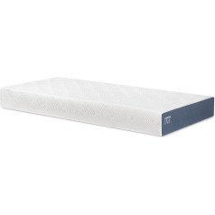 Tempur Рулонный матрас EASE 100 x 200 см - высота 18 см с пеной с эффектом памяти, средней жесткости, моющийся чехол, белый