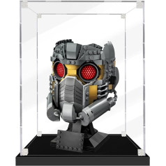 Icuanuty Акриловая витрина для Lego 76251 Шлем Звездного Лорда/75328/75304/75349/75350/75327/75351, для моделей 75296,75305,75957,76421,77905,77906,755 343,7 6199,76285,75276,75328,75274,75324
