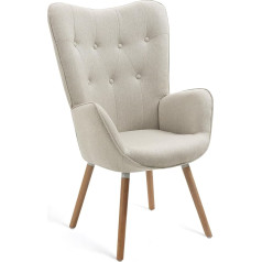 Meuble Cosy Кресло, Гостиная, Кресло для отдыха, Кресло для чтения, Кресла для отдыха, Мягкое кресло, Односпальный диван с деревянной ножкой, Крыл