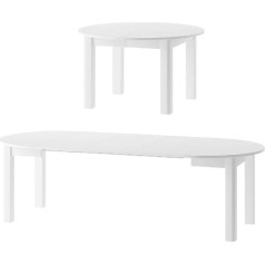 MPS Стол Indus Practical Furniture, 105 x 76 x 105 см, обеденный стол с выдвижной столешницей до 240 см, выдвижной кухонный стол, обеденный стол, выдвижной стол (м