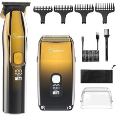 Hatteker Foil Shaver Лысая Голова Бритва Электрическая Бритва для Мужчин Точность Триммер Борода Триммер Тройные Лезвия Водонепроницаемый Беспров