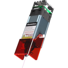 Genmitsu 10 Вт модуль сжатого точечного лазера с воздушной насадкой для ProverXL 4030 CNC Router - размер лазерной точки 0,8 мм x 0,8 мм