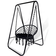 CCLIFE подвесное кресло с каркасом подушка висит качели висит кресло до 100 кг крытый и открытый сад висит сиденье