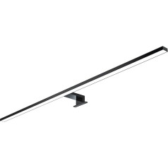 kalb | 80 см LED светильник для ванной комнаты Светильник зеркальный 230 В черный (теплый белый)