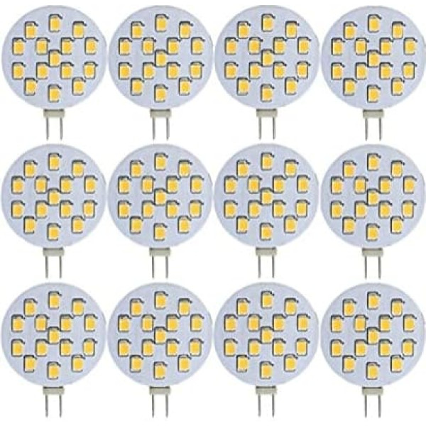 Trango TGG415 2,5 Вт G4 Led 2,5 Вт 12 В AC/DC с 15x мощностью 250 люмен SMD теплый белый свет лампа G4 GU4/MR16 лампа галогенная замена, G4, 30,00 ВтW, 12,00