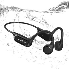 MANKIW Kopfhörer Schwimmen, Knochenschall Kopfhörer Bluetooth 5.4, IPX8 Wasserdicht kopfhörer, 32G-Speicher Unterwasser-Kopfhörer mit MP3-Player für Schwimmen,Laufen