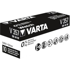 Varta V357 Батарейка для часов 1,5 В упаковка из 10 штук