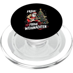 FRÖHE WEIHNACHTEN Weihnachtsmann Gitarre PopSockets PopGrip für MagSafe
