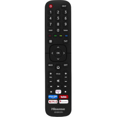 55A7100FTUK Fernbedienung совместим с LED-телевизорами Hisense Smart 4K Ultra HD HDR