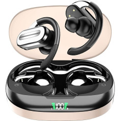 Наушники-вкладыши для спортивных тренировок TWS Wireless Earbuds Noise Cancelling Hook Gym Bluetooth Headphones ENC Earbuds Wireless Ear Hanging Bluetooth Headset for iPhone