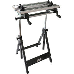 Профессиональный верстак, прочная стальная рама с алюминиевой рабочей поверхностью, регулируемая высота и наклон, большая рабочая поверх