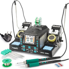 YIHUA 982D-II 2-в-1 Прецизионная паяльная станция Цифровой набор паяльников с прецизионными паяльниками C210 и C245, автомобильная калибровка, адапти