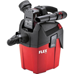 Flex Battery Compact Vacuum Vacuum Cleaner VC 6 L MC 18.0 (Аккумуляторный пылесос 18 В, 1400 л/мин, контейнер 6 л, с принадлежностями, без аккумулятора, класс L) 481491