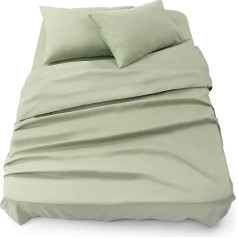 Комплект постельного белья Blumtal® 3-Piece - Oeko-Tex Certified Set of 3 - Простыня на резинке 180 x 200 x 30 см + Простыня без резинки 280 x 275 см + 2 наволочки 50 x 80 см - П