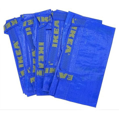 Ikea - 5x Frakta Blue Large Bag - Идеально подходит для использования и хранения на открытом воздухе (максимальная нагрузка - 25 кг)