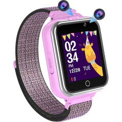 PTHTECHUS Smartwatch Детский телефон 1,54 дюйма 24 игры шагомер MP3 музыка камера факел 3-14 лет мальчик девочка часы подарок