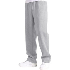 Jogging Bottoms Мужские мешковатые треники Эластичная талия Брюки для бега с карманами Равнина