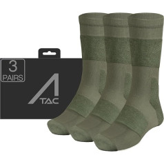 Носки ACE Schakal - 3 пары тактических носков с мериносовой шерстью и антипузырчатыми подушечками - для походов и путешествий - 39,5-46