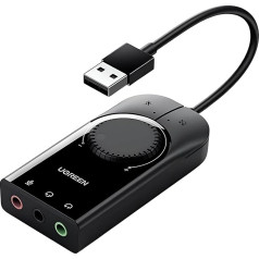 UGREEN Внешняя звуковая карта USB 15 см