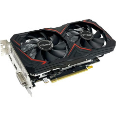 QTHREE Radeon RX 590 Видеокарта 8G GDDR5 256-бит HDMI DVI DisplayPort DirectX 12 6 PIN Разъем дополнительного питания PCI Express x16