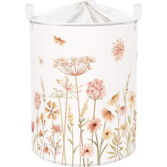 Clastyle 63L Большой Boho Цветы Растения Медведь Жираф Корзина для белья с крышкой для мальчиков девочек Одежда Корзина для хранения игрушек для д
