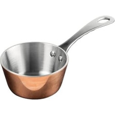 Vogue Copper Mini Saute Pan 80X80X40mm Stainless Steel Frying Kitchen Cookware