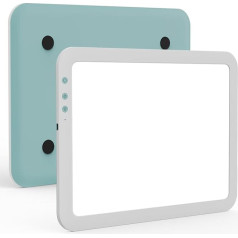 TOHETO A4 Light Table with Battery, Rechargeable Ultra Bright LED Light Pad Light Plate Light Plate for Children and Adults with Adjustable Brightness for Diamond Painting, Drawing, Tattoo