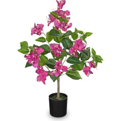 Arborus Искусственные Весенние Цветы 65 см Искусственные Цветы Как Настоящие в Горшке Искусственный Трехцветковый Бугенвиллия Декоративные Ц