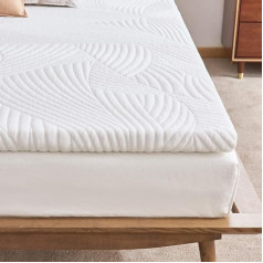 Sweetnight Гель-пенопластовый топпер для кровати Box Spring и защита матраса, топпер для матраса, высота ядра 5 см, 3 см гель-пены с эффектом памяти, 2 с