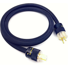 Аудиофильский кабель питания 10AWG - стандарт ЕС Hi-Fi кабель питания с вилкой Schuko и вилкой IEC (2M)