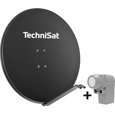 Спутниковая антенна TechniSat SATMAN 850 Plus на 8 абонентов (спутниковая система 85 см, зеркало с мачтовым креплением и UNYSAT Universal Octo LNB в погодозащитном 