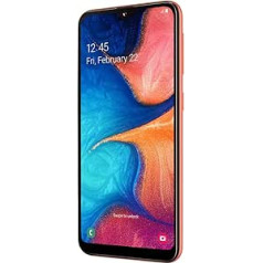 Смартфон Samsung Galaxy A20e (14,7 см (5,8 дюйма) 32 Гб внутренней памяти, 3 Гб ОЗУ, Dual SIM, синий) - немецкая версия, коралловый