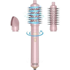 3 в 1 вращающаяся щетка горячего воздуха круглая щетка фен автоматическая завивка утюжок крупные локоны 38 мм / 50 мм отрицательный ион фен ще